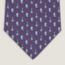 Chatrang tie 8&nbsp;cm, violet/ciel, We will notify you when this product is back in stock