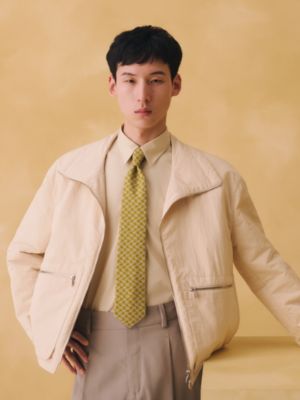 シルクタイ 8&nbsp;cm《ゼブラ》, イメージ: 着用例, worn, ビュー2の2