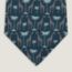 Girafes tie, bleu marine/gris foncé/gris clair