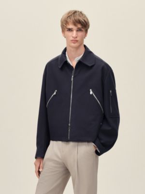 Zipped straight cut jacket, View: Worn, worn, view 2 of 7