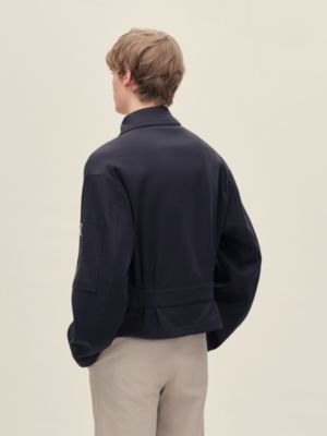 Zipped straight cut jacket, View: Worn, worn, view 3 of 7