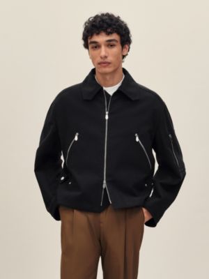 Zipped straight cut jacket, View: Worn, worn, view 2 of 7