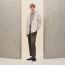 Reversible hooded jacket, mastic