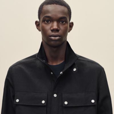 Black - Overshirts - Hermès Shirts for Men | Hermès USA