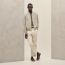Rib-trim jacket, corde