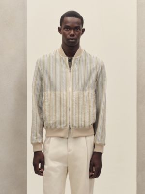 Rib-trim jacket, View: Worn, worn, view 4 of 8