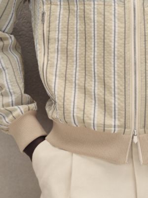 Rib-trim jacket, View: Worn, worn, view 8 of 8