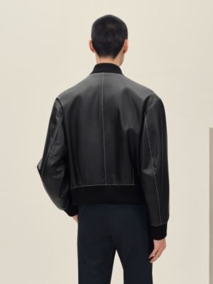 "Empreinte" rib-trim jacket, View: Worn, worn, view 4 of 9