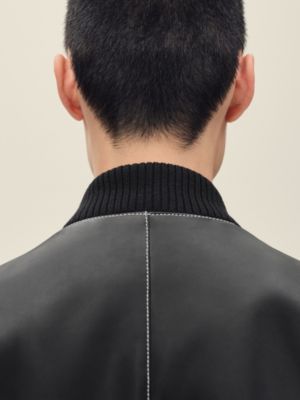"Empreinte" rib-trim jacket, View: Worn, worn, view 7 of 9