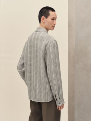 "Trame ajouree" overshirt, View: Worn, worn, view 4 of 9