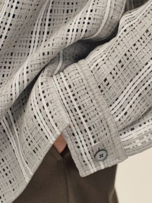 "Trame ajouree" overshirt, View: Worn, worn, view 6 of 9