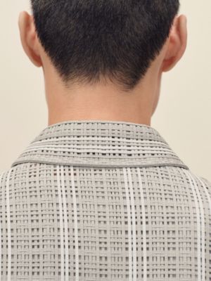 "Trame ajouree" overshirt, View: Worn, worn, view 7 of 9