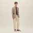 "Relax Cuir" 24 Relax Decoupe jacket, taupe