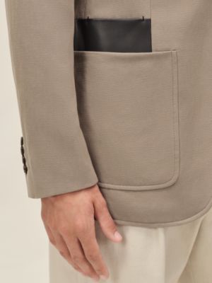"Relax Cuir" 24 Relax Decoupe jacket, View: Worn, worn, view 5 of 7