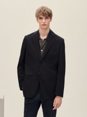 "Surpiqures H" Stadium Relax jacket, short model, View: Worn, worn, view 2 of 6