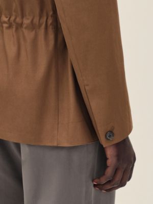 Veste Rive Gauche coulissée, modèle long, Vue: Vue portée, worn, vue 5 sur 6