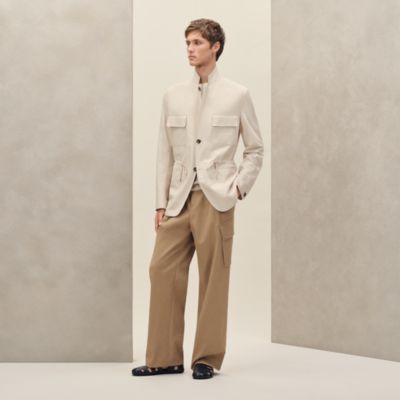 Rive Gauche drawstring jacket, short model