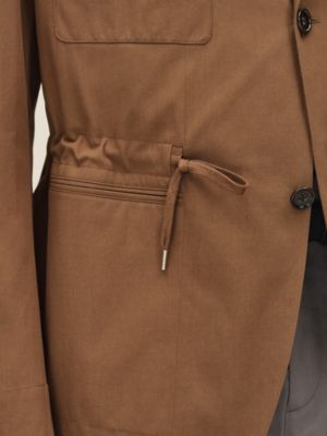 Rive Gauche drawstring jacket, short model, View: Worn, worn, view 6 of 6