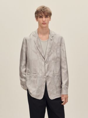 "Eperon d'Or Tattoo" Rive Gauche jacket shirt, short model, View: Worn, worn, view 2 of 7