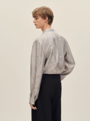 "Eperon d'Or Tattoo" Rive Gauche jacket shirt, short model, View: Worn, worn, view 3 of 7