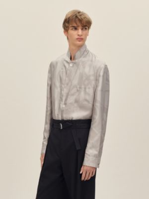 "Eperon d'Or Tattoo" Rive Gauche jacket shirt, short model, View: Worn, worn, view 4 of 7