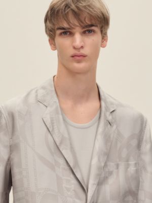 "Eperon d'Or Tattoo" Rive Gauche jacket shirt, short model, View: Worn, worn, view 5 of 7