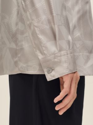 "Eperon d'Or Tattoo" Rive Gauche jacket shirt, short model, View: Worn, worn, view 6 of 7