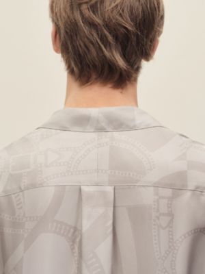 "Eperon d'Or Tattoo" Rive Gauche jacket shirt, short model, View: Worn, worn, view 7 of 7