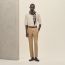 Saint Germain fitted pants, kraft