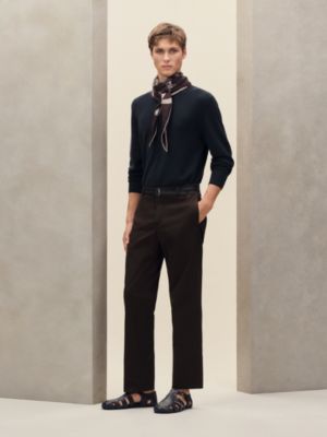 Chelsea pants with striped strap detail