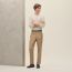 Chelsea pants with striped strap detail, kraft