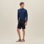 Saint Germain fitted shorts, marine