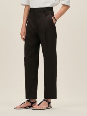 タックパンツ 《パレルモ》, イメージ: 着用例, worn, ビュー2の5