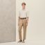 Pleated Palerme pants, kraft