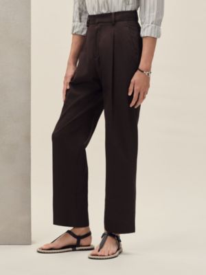 Pleated Palerme pants, View: Worn, worn, view 2 of 5