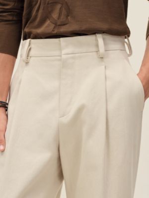 タックパンツ 《パレルモ》, イメージ: 着用例, worn, ビュー4の5