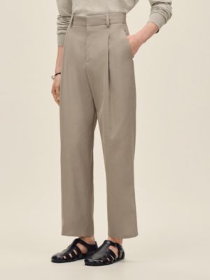 タックパンツ 《パレルモ》, イメージ: 着用例, worn, ビュー2の5