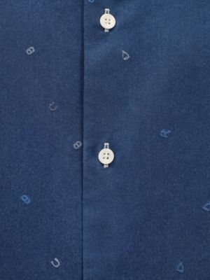 "Calligraphie Equestre Jacquard" Louis衣領合身剪裁襯衫, 檢視: 正面, front, 檢視共6張圖片的第6張