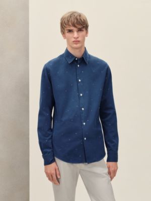 "Calligraphie Equestre Jacquard" Louis衣領合身剪裁襯衫, 檢視: 佩戴, worn, 檢視共2張圖片的第6張