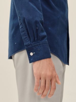 "Calligraphie Equestre Jacquard" Louis衣領合身剪裁襯衫, 檢視: 佩戴, worn, 檢視共5張圖片的第6張