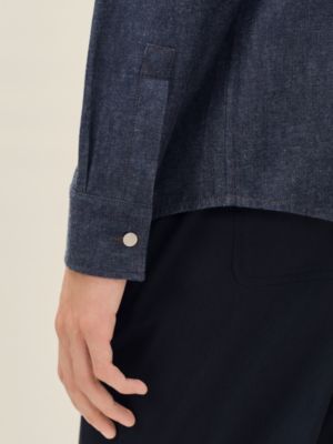 Camisa de corte reto com colarinho Louis, Exibir: Sendo usado, worn, visualizar 5 de 5