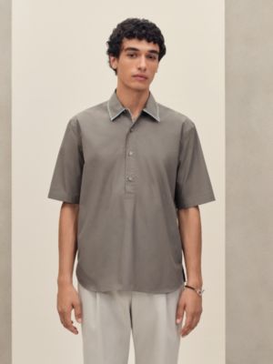 Short-sleeve straight cut shirt, View: Worn, worn, view 2 of 6