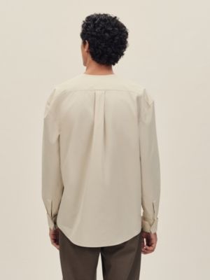 V-neck boxy fit shirt, View: Worn, worn, view 3 of 7