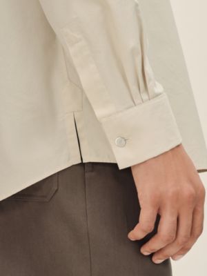 V-neck boxy fit shirt, View: Worn, worn, view 5 of 7