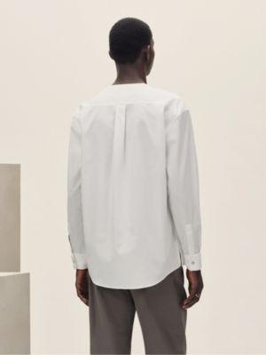 V-neck boxy fit shirt, View: Worn, worn, view 3 of 7