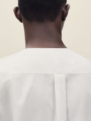 V-neck boxy fit shirt, View: Worn, worn, view 5 of 7