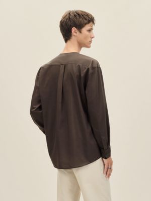 V-neck boxy fit shirt, View: Worn, worn, view 3 of 7