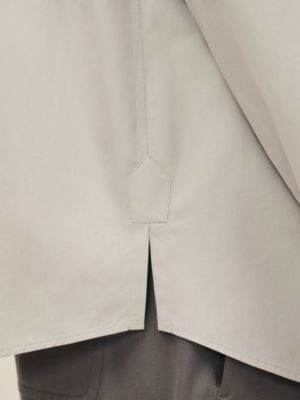 Boxy fit shirt with vareuse collar, View: Worn, worn, view 6 of 6