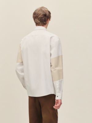 "En diagonale" boxy fit shirt, View: Worn, worn, view 3 of 6