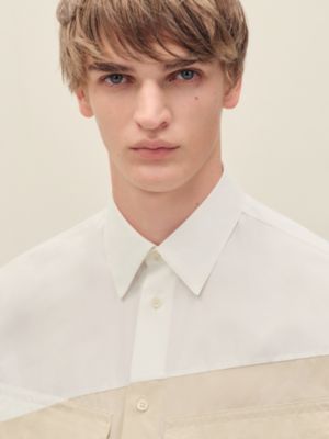 "En diagonale" boxy fit shirt, View: Worn, worn, view 4 of 6